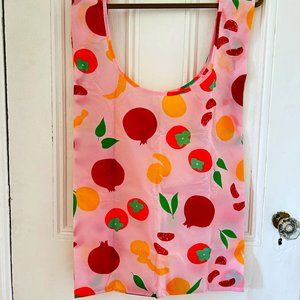 Big Baggu Pink Fruit Pattern